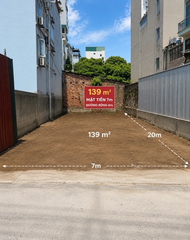 Bán đất ngõ 279 Đội Cấn 139m², Ba Đình – 41 tỷ